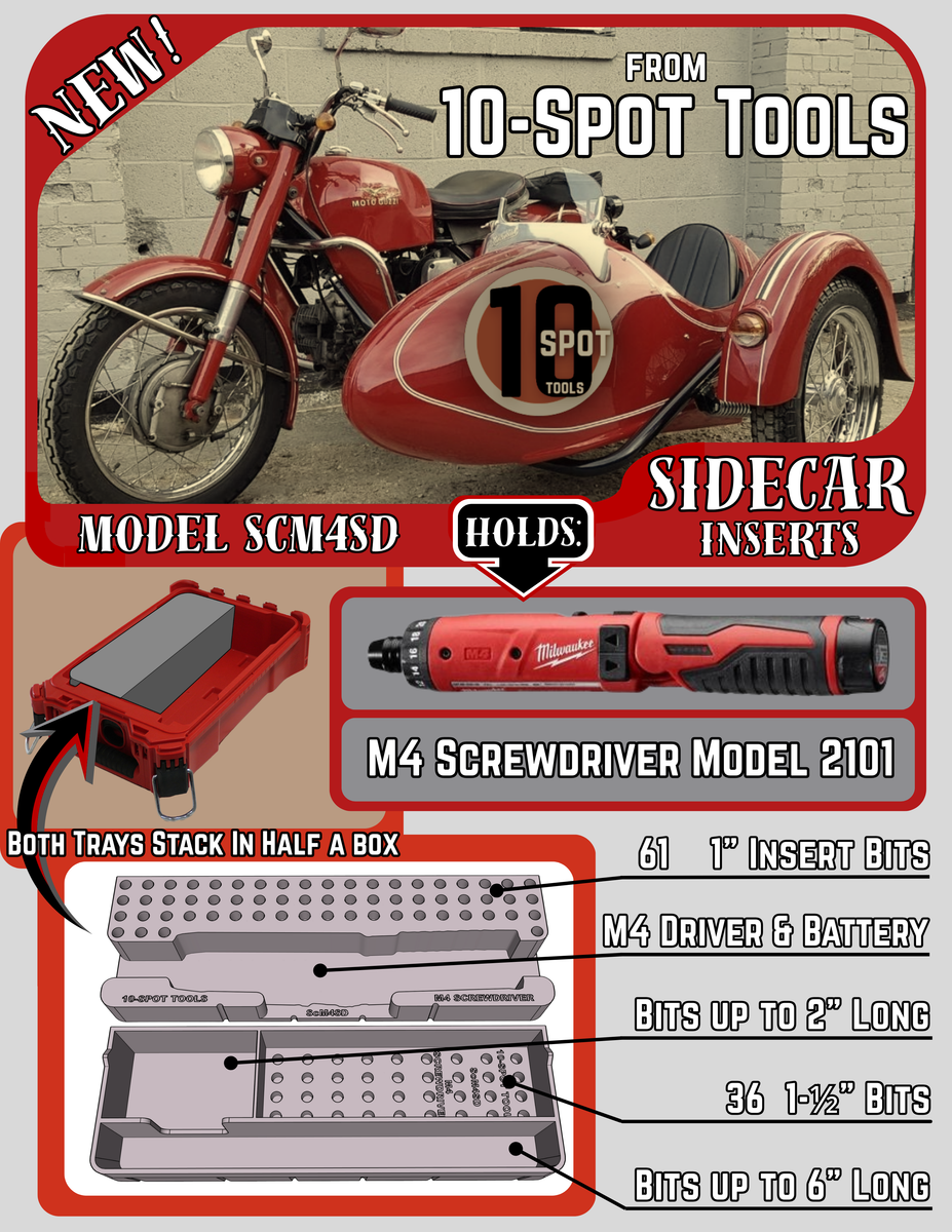 Packout SideCar Insert for M4 Screwdriver (ScM4SD) – JakeOfALL