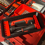 Bit Bins for use with the Milwaukee Tools Shockwave holders and 3D Printed holders.
