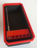Bit Bins for use with the Milwaukee Tools Shockwave holders and 3D Printed holders.