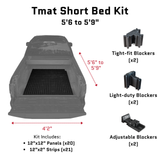 Tmat Truck Bed Organizer Slide Out Mat | Universal Fit for Short Beds 5'6" to 5'9"