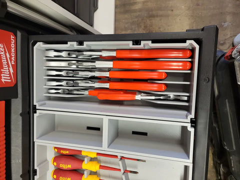 Packout Slimline Drawer Insert for Knipex Pliers Wrenches (MDD-PW) - Milwaukee Dave Design