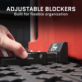 Tmat Truck Bed Organizer Slide Out Mat | Universal Fit for Short Beds 5' to 5'5"