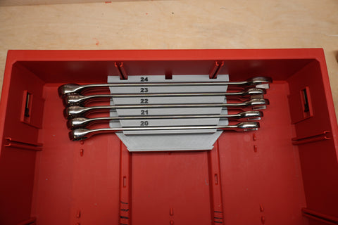 Packout Drawer Inserts for ICON Large Combination Wrench Set (ICW-M D LF)
