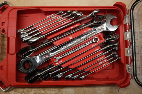 Packout Insert For SAE Ratcheting Combination Wrench Set (RCW-S)