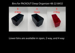 Bins for PACKOUT Deep Organizer 48-22-8432