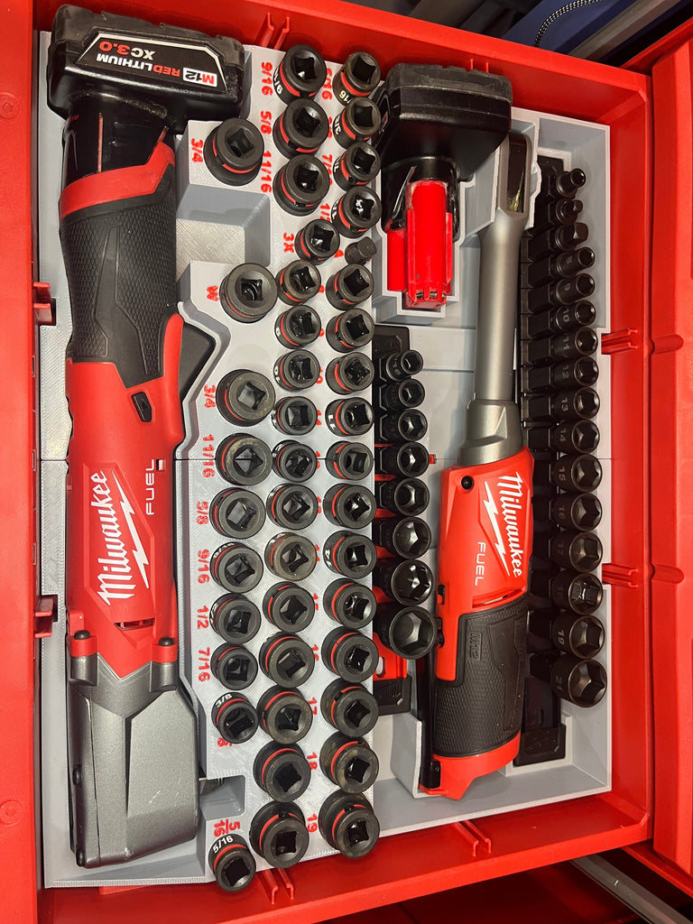 Box Rachit Packout Drawer Insert for M12 Insider Box Ratchet (MIRD) - Sidewinder ...