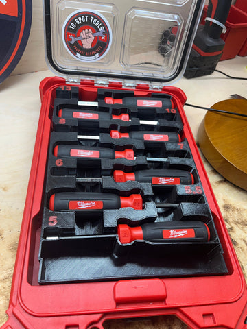 Packout Inserts for Milwaukee Metric Nut Drivers (MNDm)