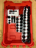 Packout Organizer Insert for Stubby M18 Impact Wrench and 43-Piece Socket Set (SWASH 2854)