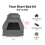 Tmat Truck Bed Organizer Slide Out Mat | Universal Fit for Short Beds 5'6" to 5'9"