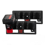 M12 Triple Battery Mounts for Milwaukee Tools (2-Pack)