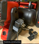 Power adapter holder for use with the Milwaukee Tool M18 Jobsite Fan