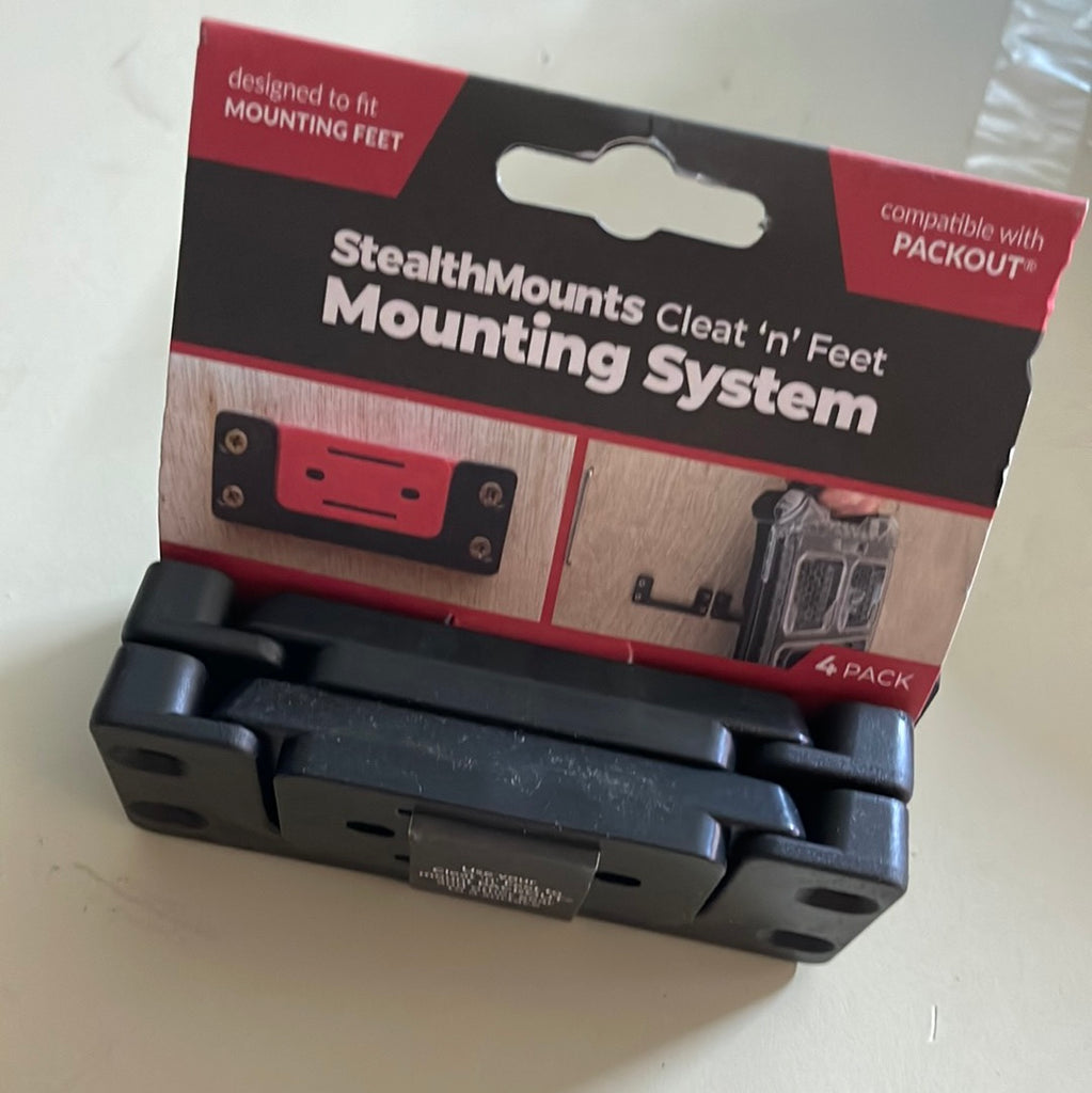StealthMount Feet For The MIlwaukee Tools PACKOUT System JakeOfALL Stealthmount feet for the milwaukee tools packout system jakeofall