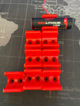 Clip Holders for use with the MILWAUKEE Tools REDLITHIUM USB Charger & Power Source (48-59-2012) and batteries (48-11-2131)